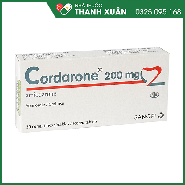 Thuốc Cordarone 200mg phòng ngừa và điều trị rối loạn nhịp tim